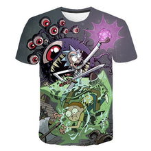 Load image into Gallery viewer, 2018 Rick and Morty By Jm2 Art 3D t shirt Men tshirt Summer Anime T-Shirt Short Sleeve Tees O-neck Tops Drop Ship