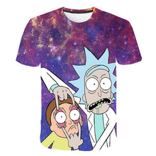Load image into Gallery viewer, 2018 Rick and Morty By Jm2 Art 3D t shirt Men tshirt Summer Anime T-Shirt Short Sleeve Tees O-neck Tops Drop Ship