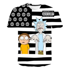 Load image into Gallery viewer, 2018 Rick and Morty By Jm2 Art 3D t shirt Men tshirt Summer Anime T-Shirt Short Sleeve Tees O-neck Tops Drop Ship