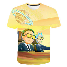 Load image into Gallery viewer, 2018 Rick and Morty By Jm2 Art 3D t shirt Men tshirt Summer Anime T-Shirt Short Sleeve Tees O-neck Tops Drop Ship
