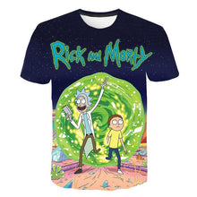 Load image into Gallery viewer, 2018 Rick and Morty By Jm2 Art 3D t shirt Men tshirt Summer Anime T-Shirt Short Sleeve Tees O-neck Tops Drop Ship