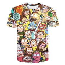 Load image into Gallery viewer, 2018 Rick and Morty By Jm2 Art 3D t shirt Men tshirt Summer Anime T-Shirt Short Sleeve Tees O-neck Tops Drop Ship