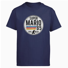 Load image into Gallery viewer, Super Mario 85 Tshirt Men T Shirt Tshirts 2019 Summer Cotton Short Sleeve Black White Harajuku T-Shirt Tees Short Sleeve Tops