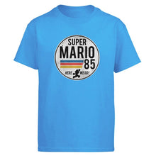 Load image into Gallery viewer, Super Mario 85 Tshirt Men T Shirt Tshirts 2019 Summer Cotton Short Sleeve Black White Harajuku T-Shirt Tees Short Sleeve Tops