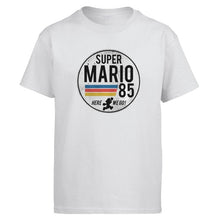 Load image into Gallery viewer, Super Mario 85 Tshirt Men T Shirt Tshirts 2019 Summer Cotton Short Sleeve Black White Harajuku T-Shirt Tees Short Sleeve Tops