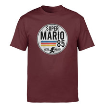 Load image into Gallery viewer, Super Mario 85 Tshirt Men T Shirt Tshirts 2019 Summer Cotton Short Sleeve Black White Harajuku T-Shirt Tees Short Sleeve Tops