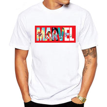Load image into Gallery viewer, LUSLOS 2019 Men's Casual Marvel Printed T Shirt Fashion Streetwear O-Neck Male Tshirt Man T-shirt Tee Top camiseta masculina